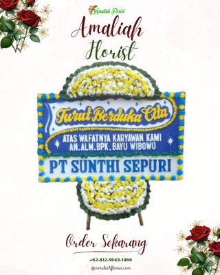 Papan Bunga Duka di Poasia