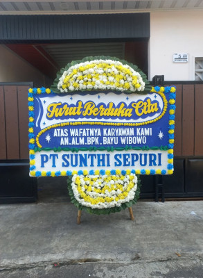 Papan Bunga Duka di Poasia
