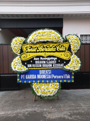 Papan Bunga Duka di Poasia